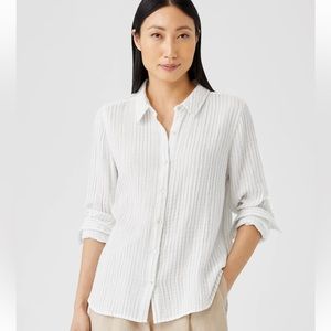 Eileen fisher 100% organic cotton blouse.